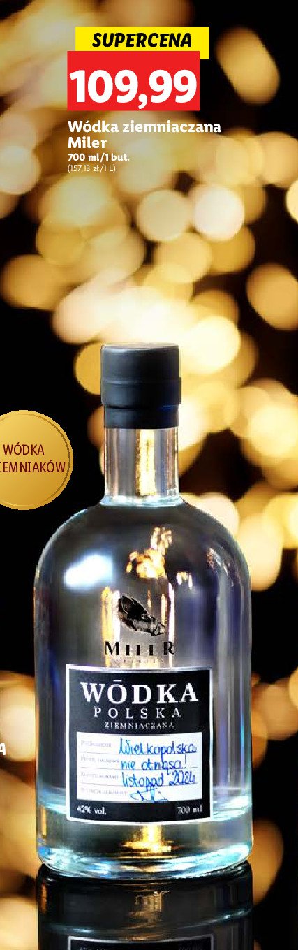 Wódka Miler wódka promocja w Lidl