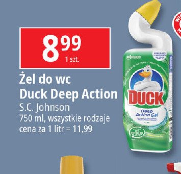 Żel do wc pine Duck promocja