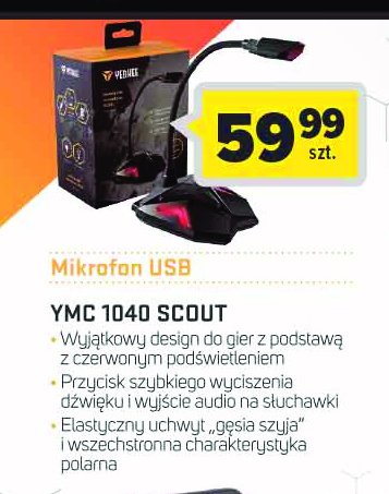 Mikrofon ymc 1040 Yenkee promocja