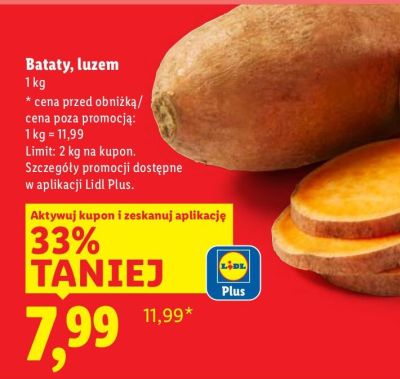 Bataty, luzem promocja w Lidl