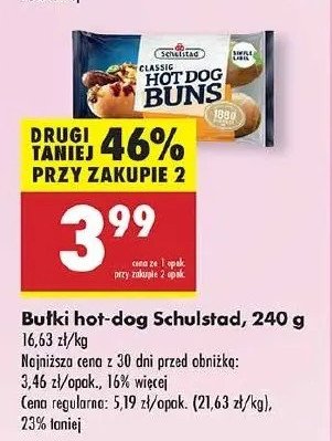 Bułka hot-dog classic Schulstad promocja