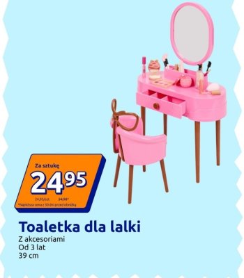 Toaletka dla lalki z akcesoriami promocja w Action
