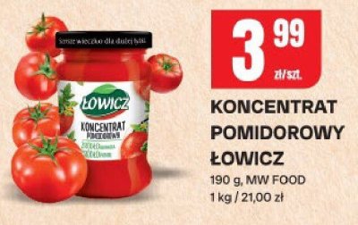 Koncentrat pomidorowy łowicz promocja w Chorten