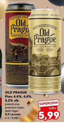 Piwo Old Prague premium lager promocja w Kaufland