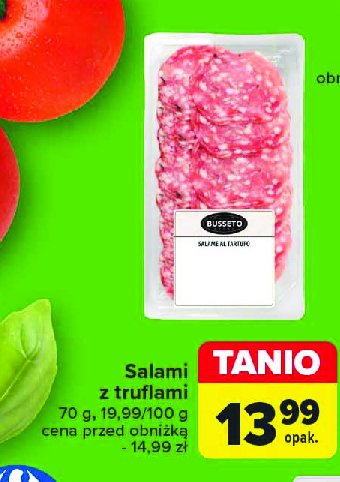 Salami z truflami promocja