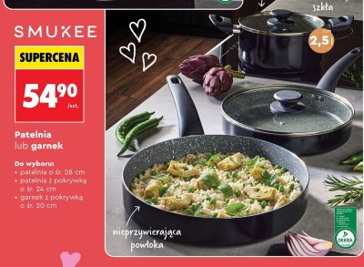 Patelnia lub garnek SMUKEE promocja w Biedronka