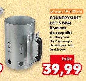 Kominek do rozpałki K-classic countryside promocja w Kaufland