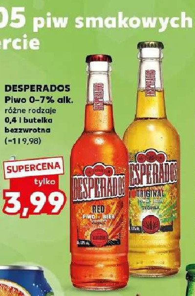 Piwo Desperados promocja