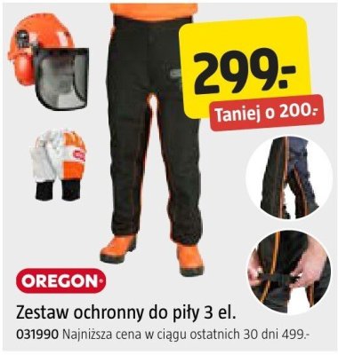 Zestaw ochronny do piły 3 el. OREGON promocja w Jula