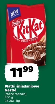 Płatki śniadaniowe  KitKat Nestlé promocja w Netto