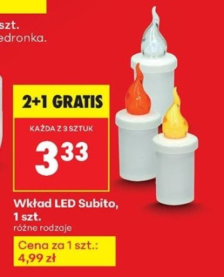 Wkład LED 1 szt. promocja w Biedronka