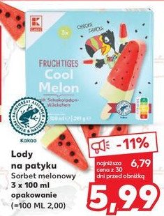 Lody cool melon K-classic promocja