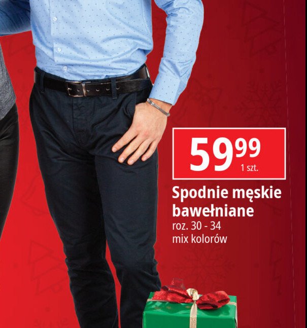 Spodnie męskie bawełniane 30-34 promocja