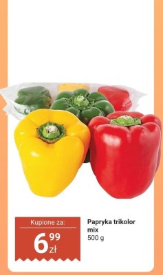 Papryka trikolor mix promocja w Dino