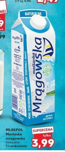 Ma艣lanka naturalna Mlekpol mr膮gowska promocja