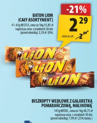 Biszkopt Wedlowe z galaretką pomarańczową, malinową promocja w Arhelan