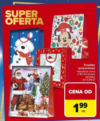 Torebka prezentowa promocja w Carrefour