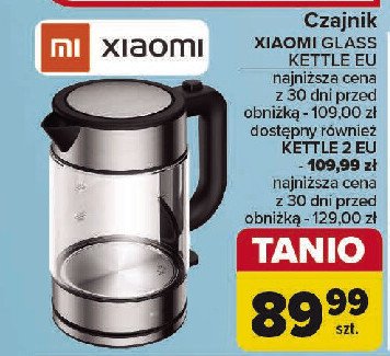 Czajnik glass 2 kettle eu Xiaomi promocja
