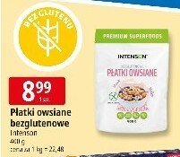 Płatki owsiane bezglutenowe Intenson promocja w Leclerc