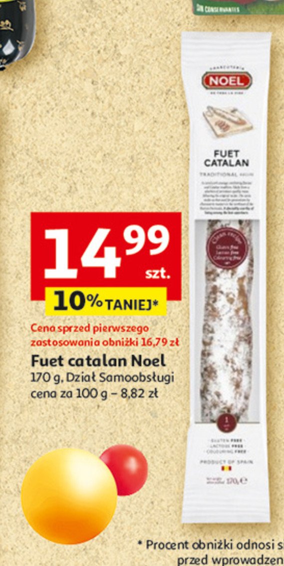 Fuet catalan Noel promocja w Auchan