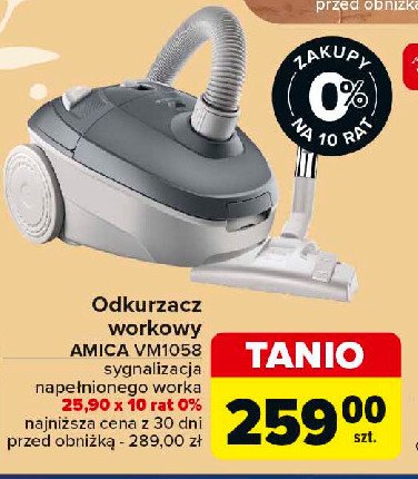 Odkurzacz surazo vm1058 Amica promocja w Carrefour