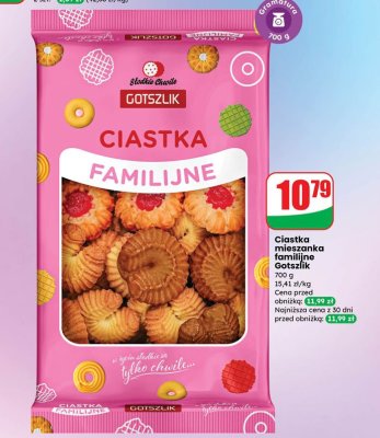 Ciastka mieszanka familijne  promocja w Dino