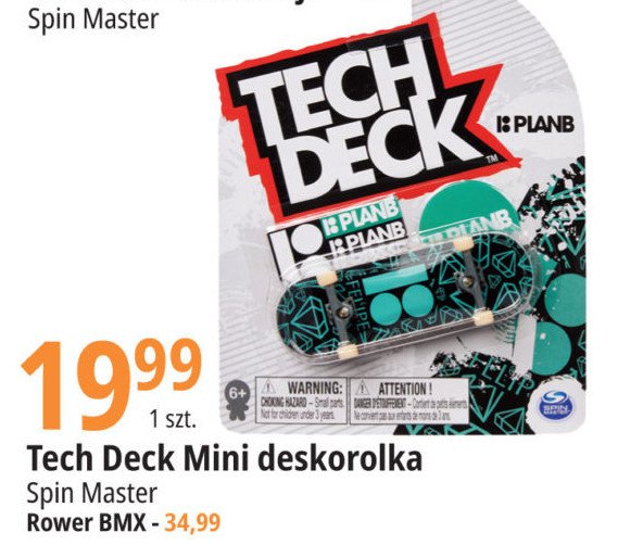 Deskorolka pojedyncza tech deck Spin master promocja