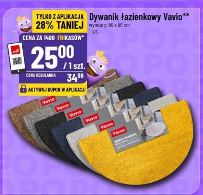Dywanik łazienkowy 50x50 cm promocja w POLOmarket