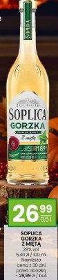 Wódka SOPLICA GORZKA Z MIĘTĄ promocja w Twój Market