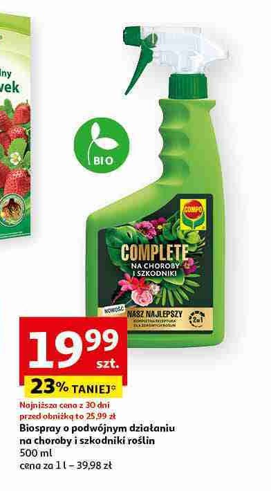 Spray na choroby i szkodniki 2w1 Compo promocja w Auchan
