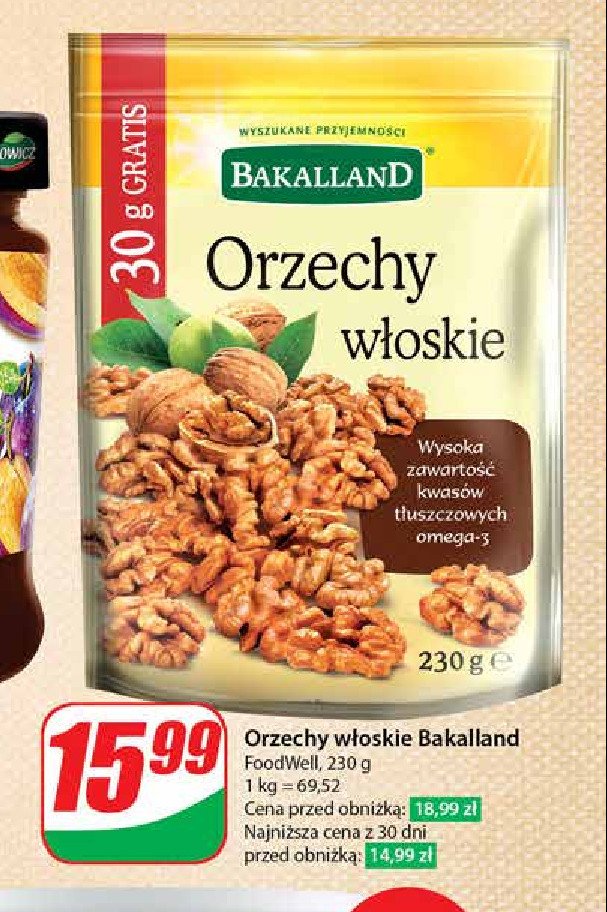 Orzechy włoskie Bakalland promocja