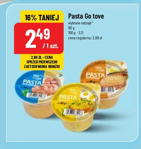 Pasta jajeczna ze szczypiorkiem Gotove promocja