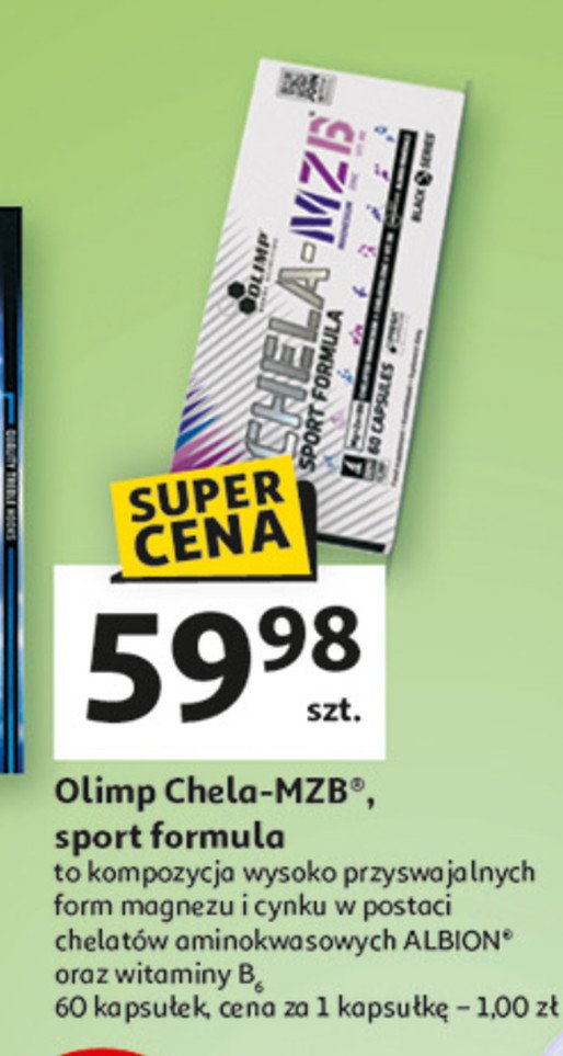 Magnez w tabletkach OLIMP LABS CHELA-MZB promocja w Auchan