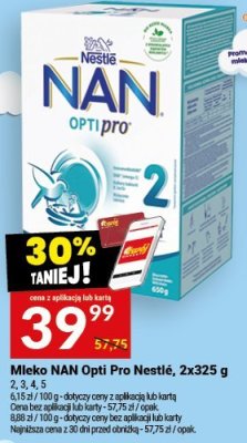 Mleko NAN Opti Pro Nestlé promocja w Twój Market