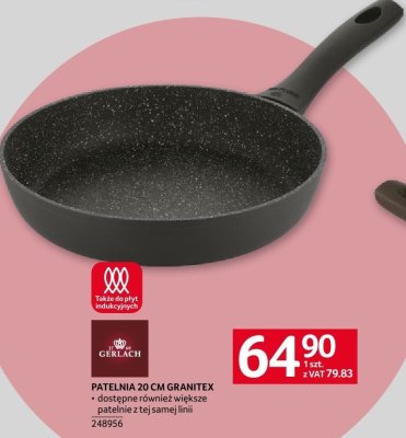 Patelnia 20 cm Granitex Gerlach promocja w Selgros
