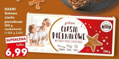 Gotowe ciasto piernikowe promocja w Kaufland