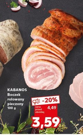 Boczek rolowany Kabanos promocja