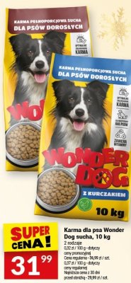 Karma dla psa Wonder Dog sucha, 10 kg promocja w Twój Market
