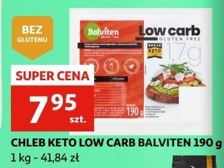 Chleb low carb Balviten promocja