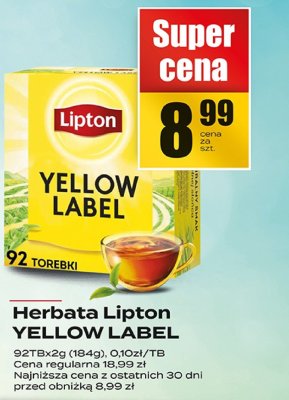 Herbata promocja w Supeco