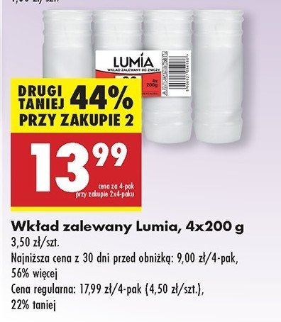 Wk艂ad zalewany 200 g Lumia promocja
