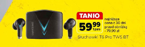 Słuchawki douszne t6 pro tws bt Lenovo promocja