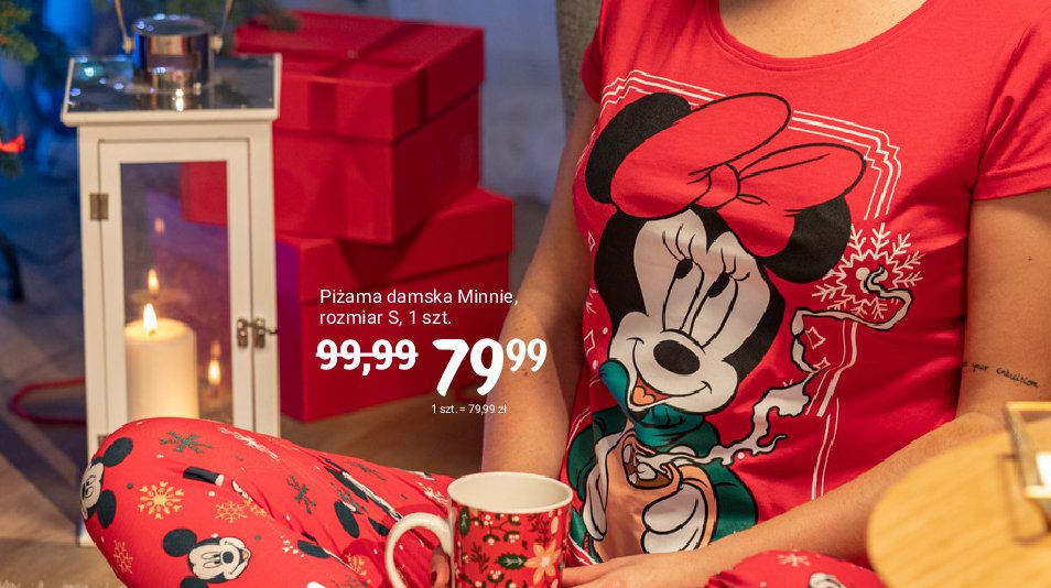 Piżama damska minnie mouse promocja