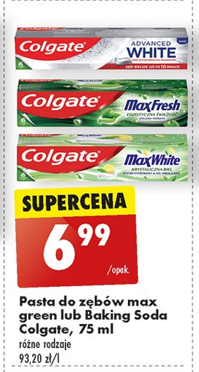 Pasta do zębów egzotyczna świeżość Colgate max fresh promocja