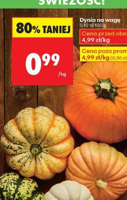 Dynia promocja w Biedronka