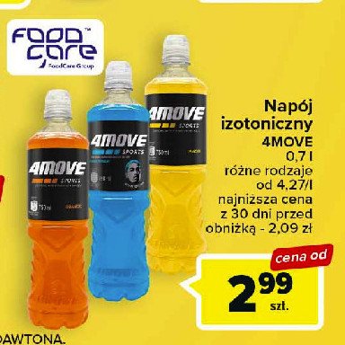 Napoj orange 4move promocja