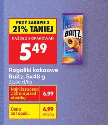 Rogaliki kakaowe 5-pak promocja w Biedronka