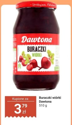 Buraczki wiórki  promocja w Dino