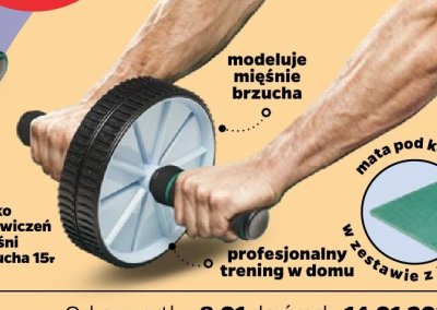 Kółko do ćwiczeń mięśni brzucha 15+ Netto promocja w Netto