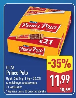 Wafle Prince Polo promocja w Aldi